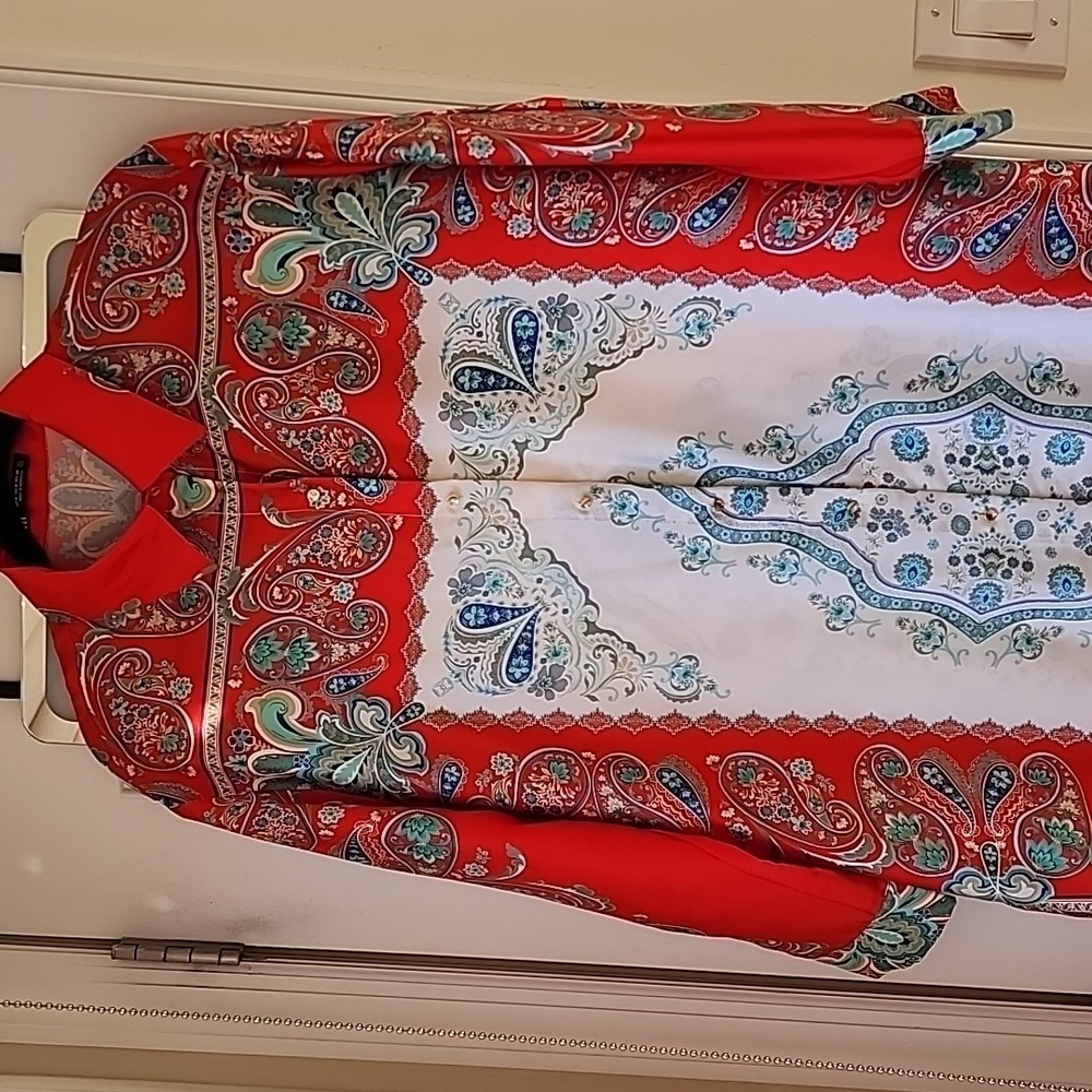 Zara maxi shirt dress